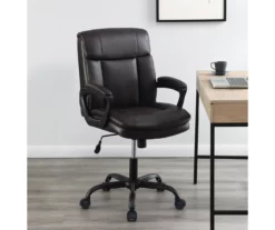 Real Living Faux Leather Office Chair -DHP SHOP 810559968 11