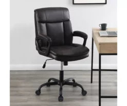 Real Living Faux Leather Office Chair -DHP SHOP 810559968