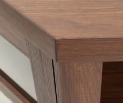 48" Brown Corner Electric Fireplace Console -DHP SHOP 810570725 1