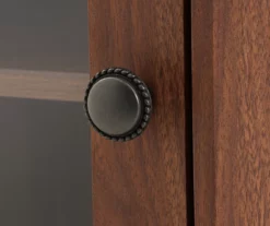 48" Brown Corner Electric Fireplace Console -DHP SHOP 810570725 2