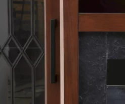 66" Heirloom Cherry Electric Fireplace Console -DHP SHOP 810570830 1 1