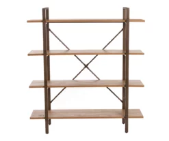 Medium Mango Open 4-Shelf Bookcase