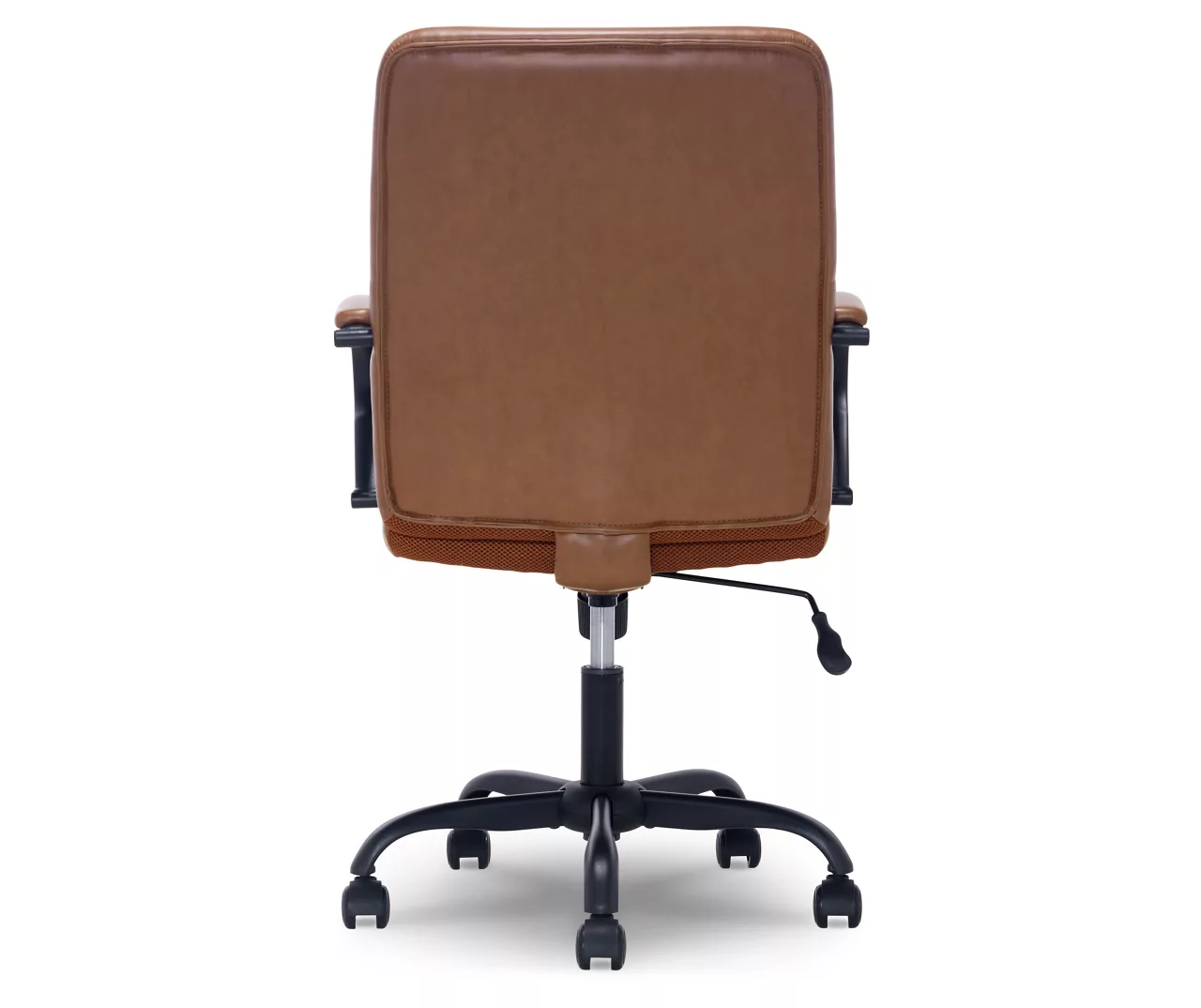 Camel Brown Vegan Leather Office Chair 4 Camel Brown Vegan Leather Office Chair - Image 4