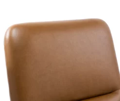 Camel Brown Vegan Leather Office Chair 17 Camel Brown Vegan Leather Office Chair -DHP SHOP 810583520 A8 3