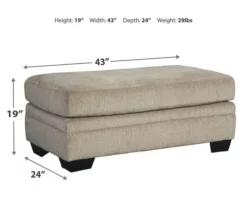 Signature Design By Ashley Dorsten Ottoman -DHP SHOP 810587405 4