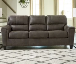 Signature Design By Ashley Navi Faux Leather Sofa -DHP SHOP 810587443 6