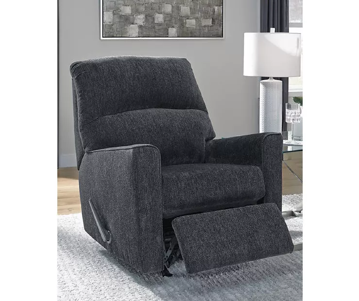 Kiara Slate Rocker Recliner 2 Kiara Slate Rocker Recliner - Image 2