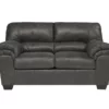 Bladen Slate Faux Leather Loveseat