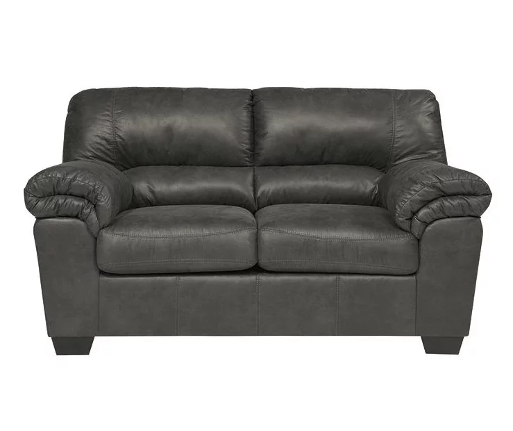 Bladen Slate Faux Leather Loveseat 1 Bladen Slate Faux Leather Loveseat