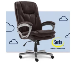 Benton Brown Big & Tall Faux Leather Executive Office Chair -DHP SHOP 810590314 6