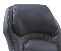 Delvin Black Bonded Leather Office Chair 19 Delvin Black Bonded Leather Office Chair -DHP SHOP 810590317 A0 6