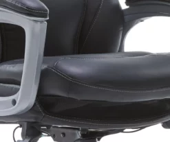 Delvin Black Bonded Leather Office Chair 21 Delvin Black Bonded Leather Office Chair -DHP SHOP 810590317 A0 8