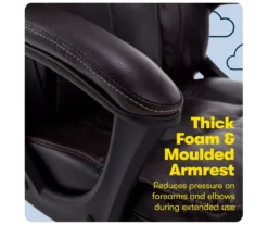 Mitchell Roasted Chestnut Vegan Leather Office Chair -DHP SHOP 810590318 11