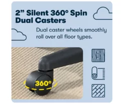 Mitchell Roasted Chestnut Vegan Leather Office Chair -DHP SHOP 810590318 13