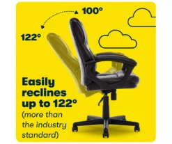 Mitchell Roasted Chestnut Vegan Leather Office Chair -DHP SHOP 810590318 8