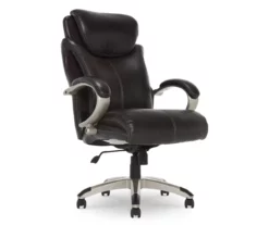 Dayton Dark Brown Big & Tall Bonded Leather Office Chair -DHP SHOP 810590372 4