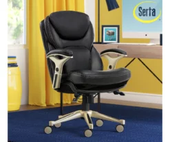 Claremont Black Bonded Leather Office Chair -DHP SHOP 810590374 2