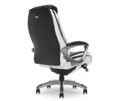 Lautner Black Executive Bonded Leather Office Chair -DHP SHOP 810590376 5