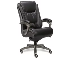 Baxter Black Big & Tall Bonded Leather Office Chair -DHP SHOP 810590377 4
