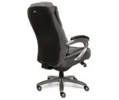 Baxter Black Big & Tall Bonded Leather Office Chair -DHP SHOP 810590377 5