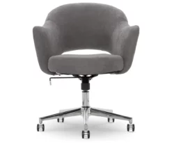 Valetta Gray Microfiber Office Chair