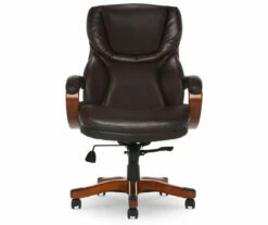 Conway Dark Brown Big & Tall Bonded Leather Office Chair