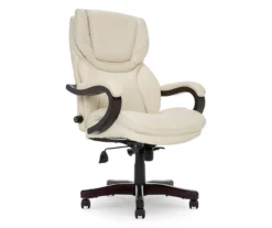 Conway Ivory Big & Tall Bonded Leather Office Chair -DHP SHOP 810590382 4
