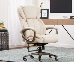 Serta Garret Executive Bonded Leather Office Chair -DHP SHOP 810590385 2