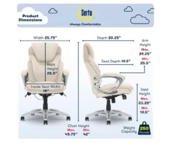 Serta Bryce Bonded Leather Office Chair 26 Serta Bryce Bonded Leather Office Chair -DHP SHOP 810590391 6
