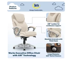 Serta Bryce Bonded Leather Office Chair 27 Serta Bryce Bonded Leather Office Chair -DHP SHOP 810590391 7
