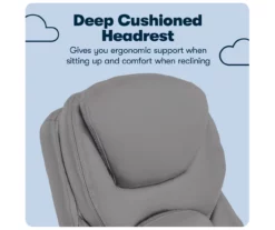 Claremont Gray Bonded Leather Office Chair 21 Claremont Gray Bonded Leather Office Chair -DHP SHOP 810590392 10