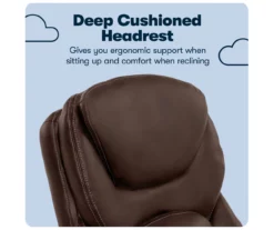 Claremont Chestnut Brown Bonded Leather Office Chair -DHP SHOP 810590393 10