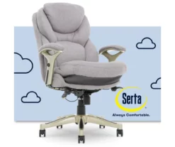 Claremont Light Gray Fabric Office Chair 17 Claremont Light Gray Fabric Office Chair -DHP SHOP 810590395 1 1