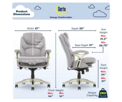 Serta Claremont Fabric Office Chair 26 Serta Claremont Fabric Office Chair -DHP SHOP 810590395 6
