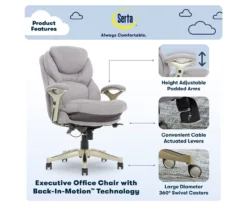Serta Claremont Fabric Office Chair 27 Serta Claremont Fabric Office Chair -DHP SHOP 810590395 7