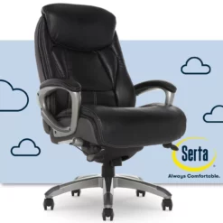 Serta Lautner Executive Bonded Leather Office Chair -DHP SHOP 810590397 11