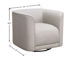 Saco Sand Swivel Accent Chair -DHP SHOP 810590536 4 1