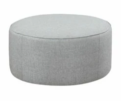 Waltham Wickham Gray Ottoman