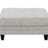 Gretna Diamond Sand Ottoman