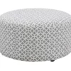 Anderson Gray Lattice Ottoman