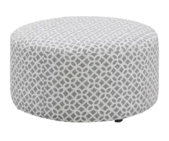 Anderson Gray Lattice Ottoman