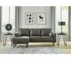Signature Design By Ashley Arroyo Faux Leather Sofa Chaise -DHP SHOP 810594573 5