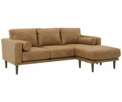 Signature Design By Ashley Arroyo Faux Leather Sofa Chaise -DHP SHOP 810594574 5 1