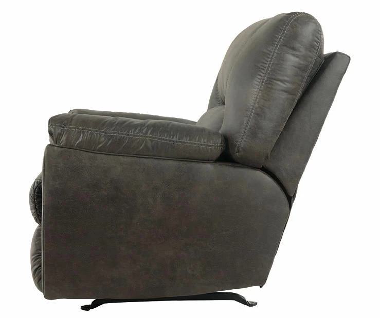 Tambo Pewter Faux Leather Rocker Recliner 11 Tambo Pewter Faux Leather Rocker Recliner - Image 11