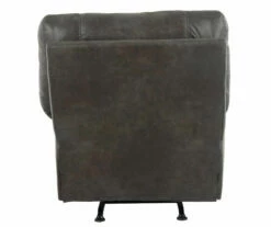 Tambo Pewter Faux Leather Rocker Recliner 17 Tambo Pewter Faux Leather Rocker Recliner -DHP SHOP 810594596 2