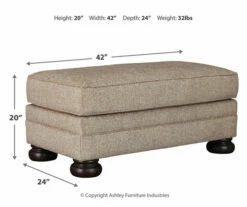 Kananwood Oatmeal Ottoman -DHP SHOP 810594597 4