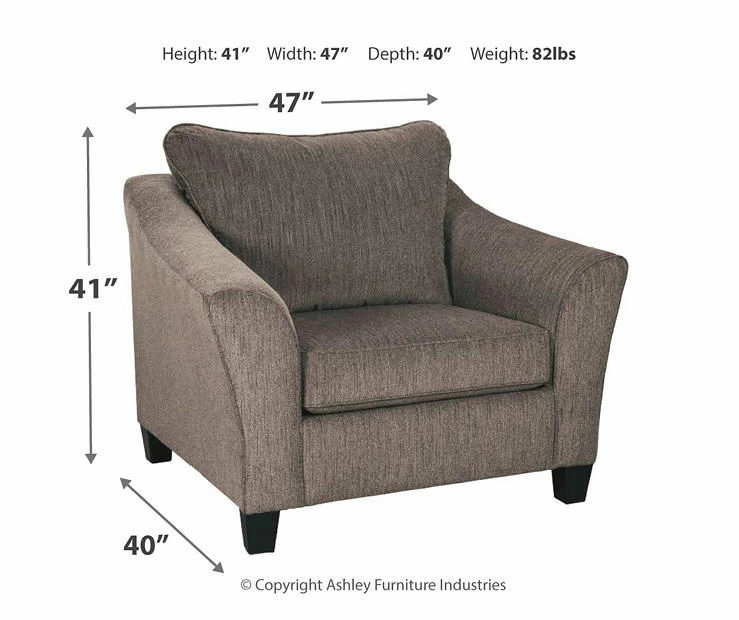 Nemoli Slate Chair And A Half 9 Nemoli Slate Chair And A Half - Image 9