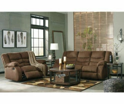 Tulen Chocolate Reclining Loveseat -DHP SHOP 810594622 810594623 3 1