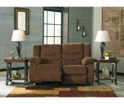 Tulen Chocolate Reclining Loveseat -DHP SHOP 810594623 3