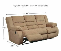 Tulen Mocha Reclining Sofa -DHP SHOP 810594625 3 1
